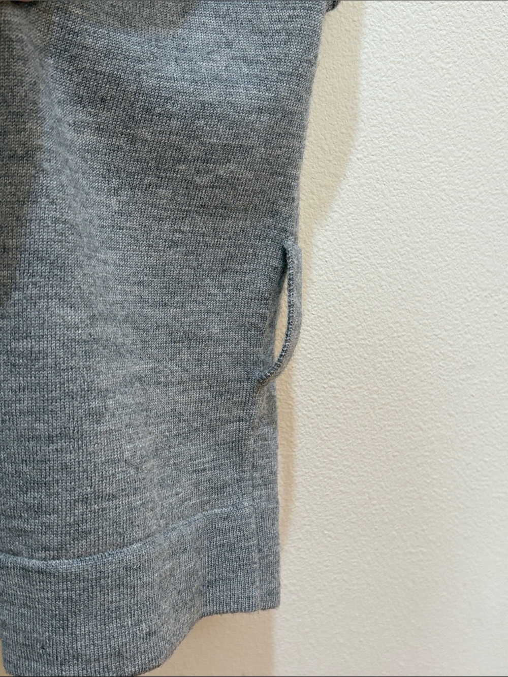 Banana Republic Heather Gray Short-Sleeve Open Front Cardigan - Picture 5 of 15